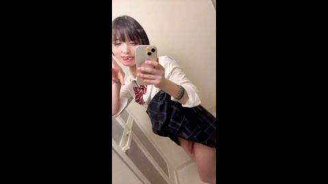 【女装な男の娘】スプリットタンの最強ビジュな女装子